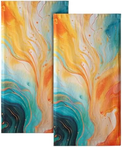 Giwawa Marble Hand Towels Set of 2