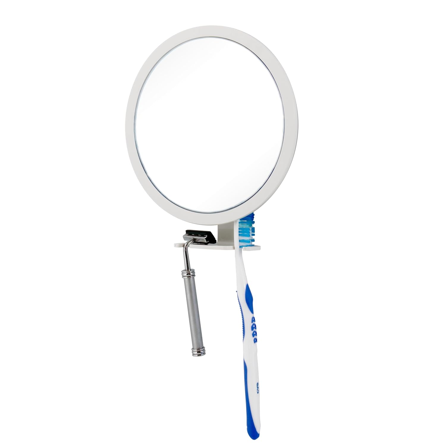 Adjustable Fog-Free Shower Mirror for Beards Mens Facial Hair