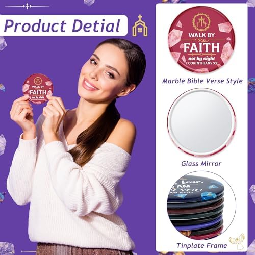 Elevate Your Day with 36 Compact Mirrors that MarBELock Faith