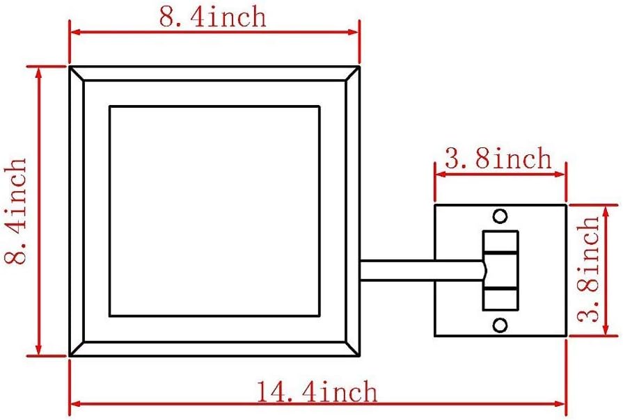 Wall-Mounted Vanity Mirror With 3X Magnification And Chrome Finish