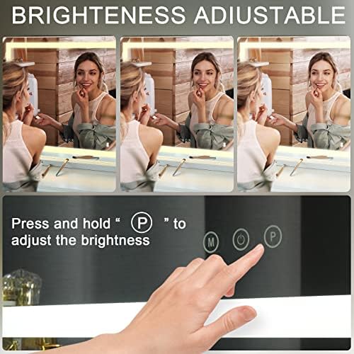 Elegant Vanity Mirror with 3 Modes and Adjustable Brightness