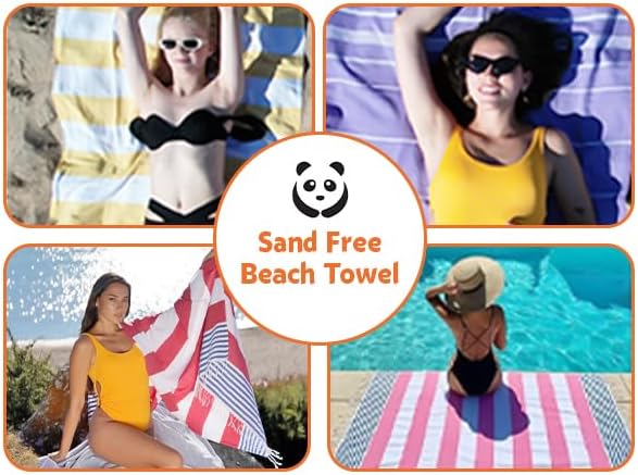 HXLuland Pack of 2 Oversized Beach Towels