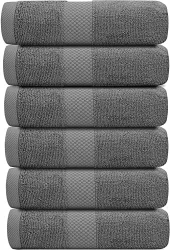 White Classic Luxury Hand Towels - 16x30-inch Set of 6