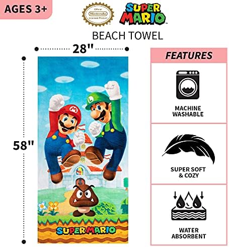 Franco Super Mario Beach Towel