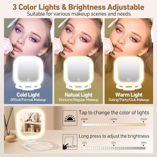 Perfect Travel Mirror with 30x Magnifying Power
