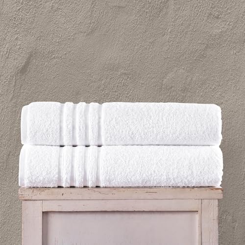 Hawmam Linen Bath Towels Jumbo 2-Pack