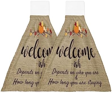 Fall Kitchen Hand Towels 2-Pack