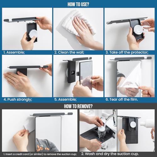 Perfect for Shaving and Safety TAILI Shower Mirror