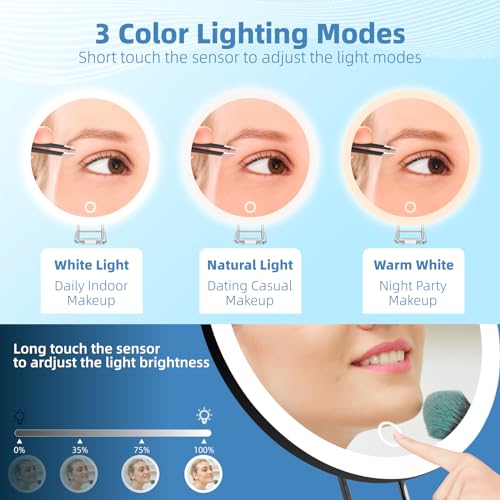 30X Magnifier with Light Suction Cup