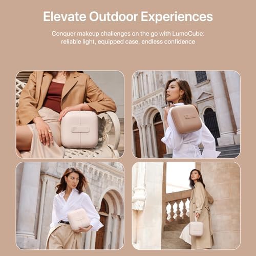 AMIRO M2 LumoCube Makeup Mirror with Bagafter MOMENT pass Made in USA Mirror with Bag