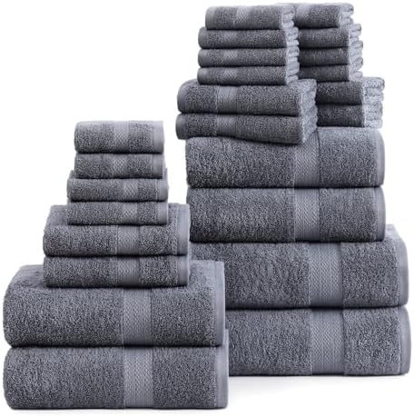 24-Piece Bath Towel Set for Luxurious Living