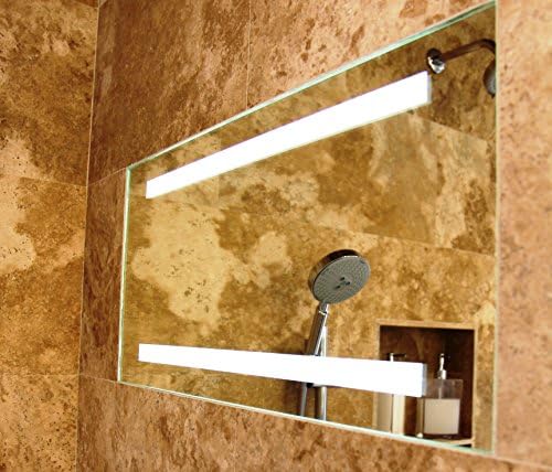ClearMirror shower showerlite fog-free mirror with 5000k led