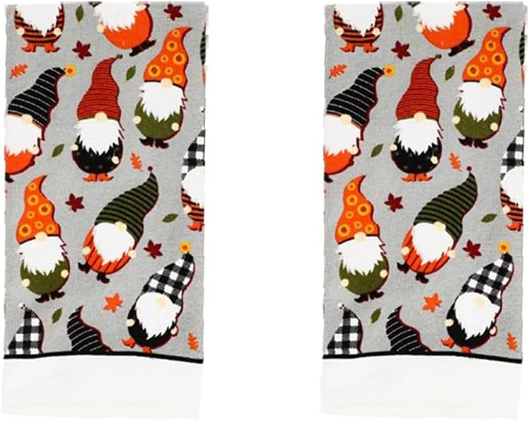 Scaregood Halloween Gnomes Hand Towels