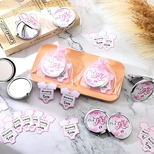 Wesiti Baby Shower Compact Mirror Favors