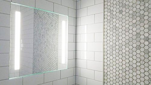 ClearMirror shower showerlite fog-free mirror with 5000k led