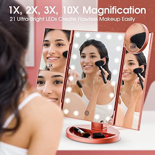 Radiant Filigree Vanity Mirror