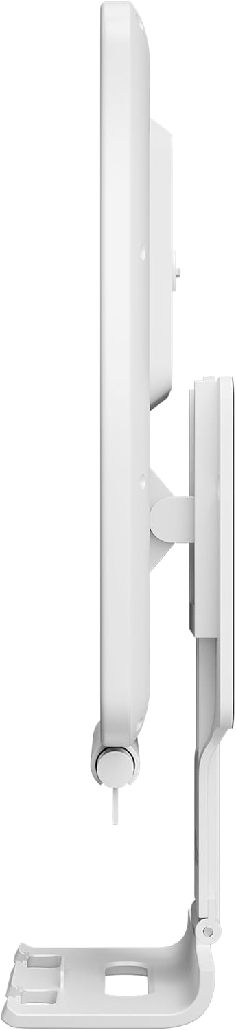Fog-Free White Shower Mirror