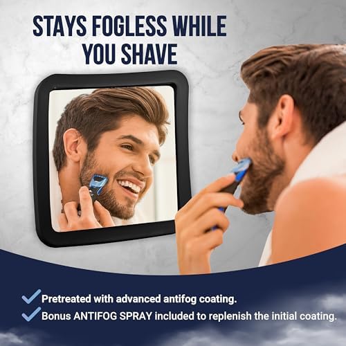 Mirrorvana 360 Swivel Anti-Fog Shower Mirror