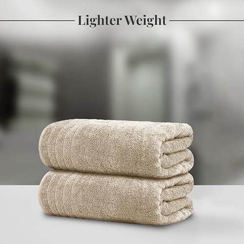 Lightweight 100 Cotton Towels Bath Set Perfect for Bathroom Use