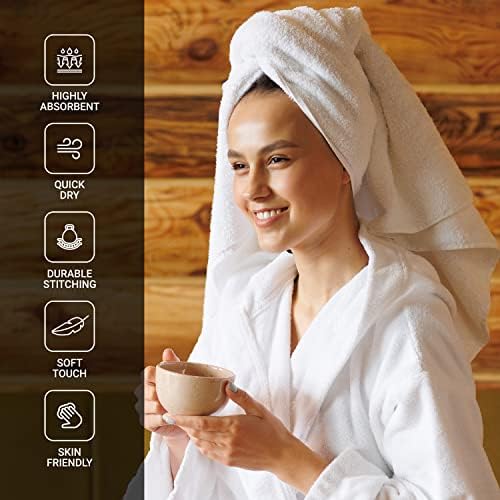 Infinitee Xclusives Luxury 100 Ring-Spun Cotton Bath Towels Set of 4