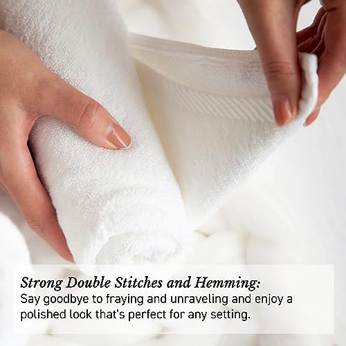 UpThrone Luxury 6-Piece Cotton Bath Towel Set