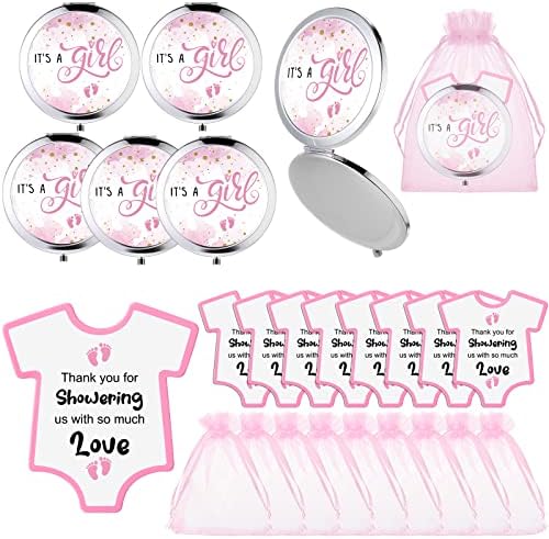 Wesiti Baby Shower Compact Mirror Favors
