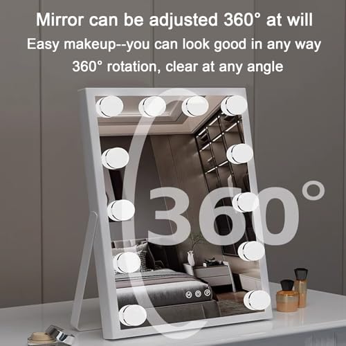 Exquisite Diamond LED Makeup Mirror
