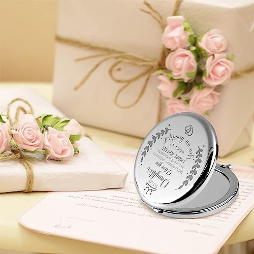 Personal Engraved Makeup Mirror for Daughter