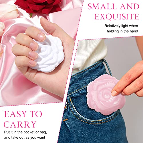 Unique Pink Rose Compact Mirrors