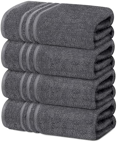 Tens Towels - 4 x 27x54 Cotton Bath Towels