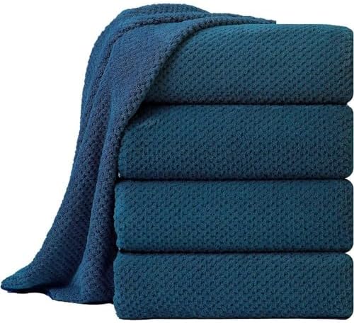 Super Soft Plush Oversized Bath Towel Set of 4