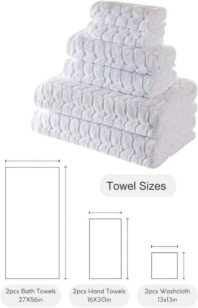 Luxury Turkish Cotton Towels Set