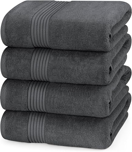 Utopia 4-Pack Bath Towels Set - Soft Dry and Functional
