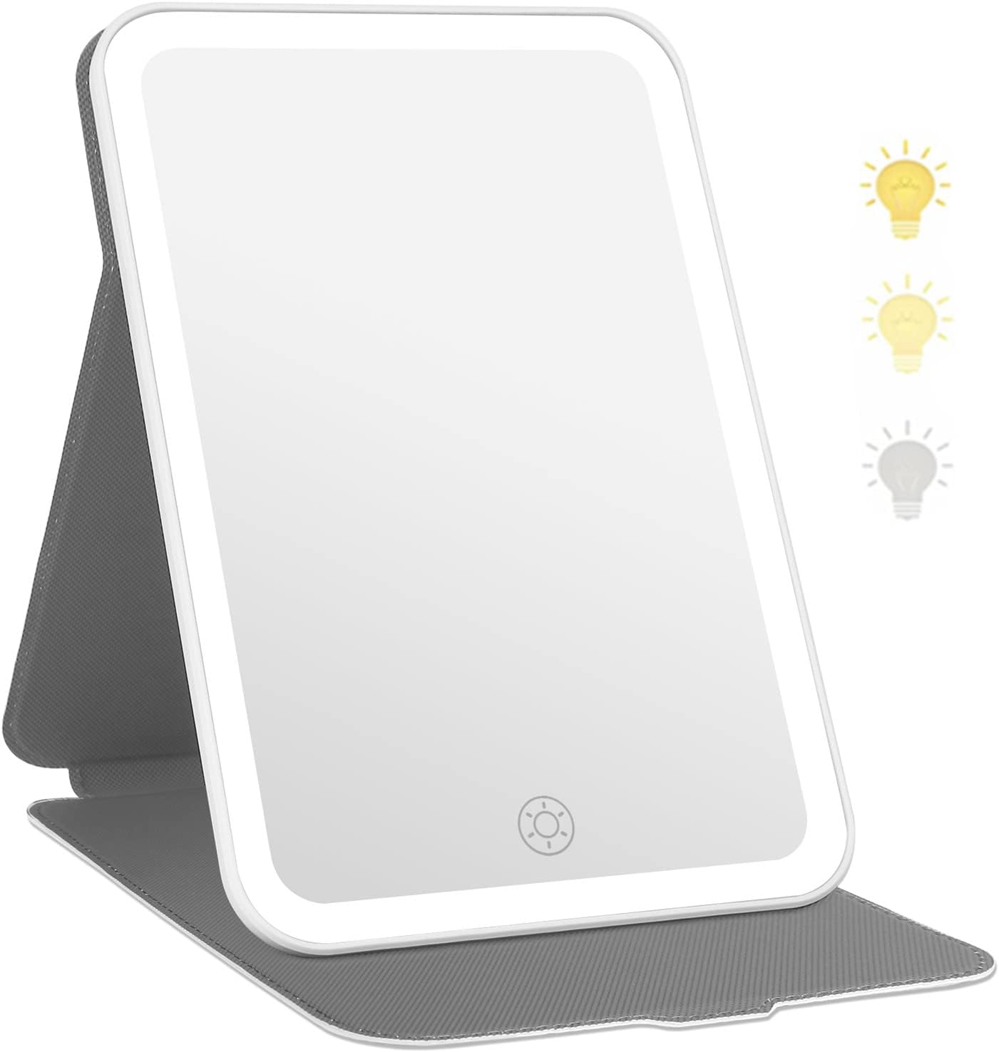Rechargeable Travel Makeup Mirror with 72 LED Lights