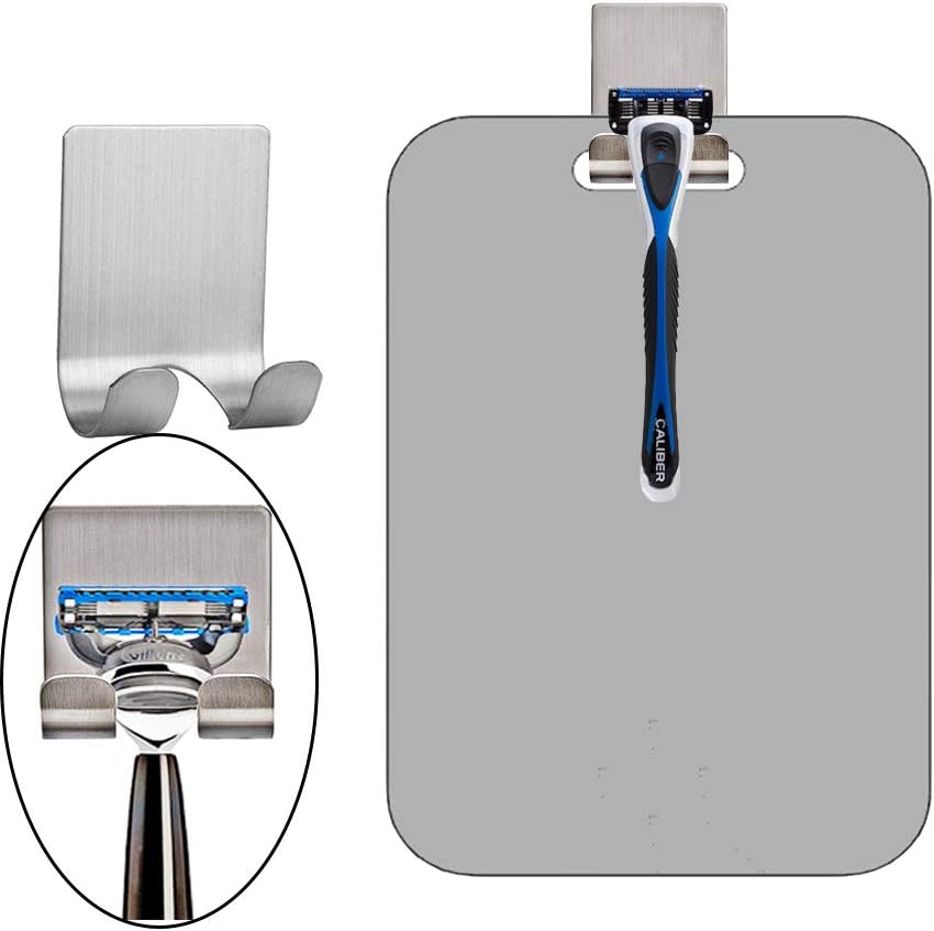 Fogless Shower Mirror with Chrome Hook