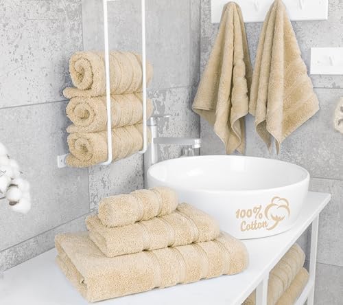American Soft Linen Luxury 6-Piece Cotton Towel Set