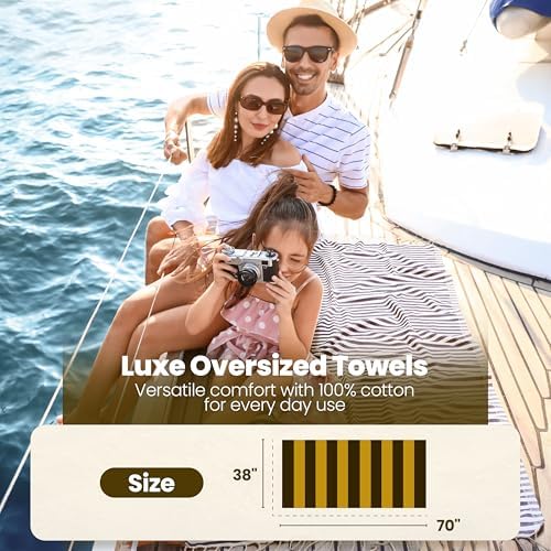 5-Piece Set of Lightweight Turkish Beach Towels
