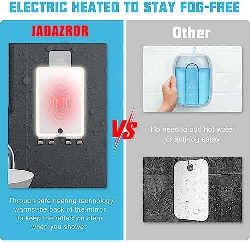 Heated Mirror Over-The-Shower for Shaving