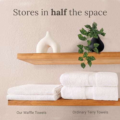Gilden Tree Waffle Towels Quick-Dry Lint-Free Oversized