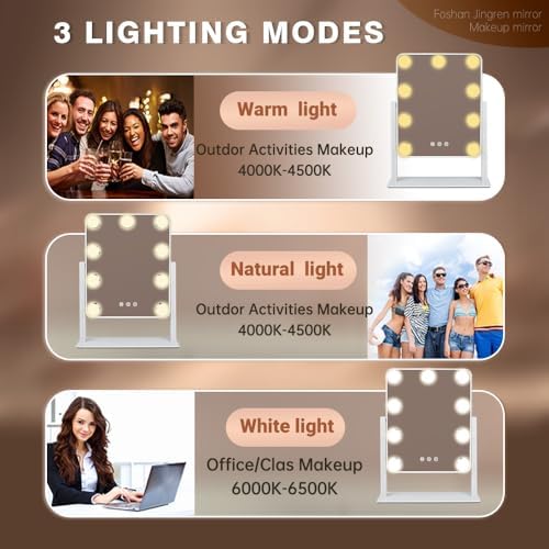 Hollywood Vanity Mirror with Lights Smart Control
