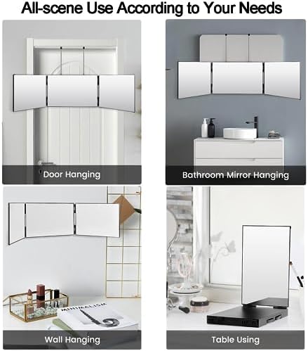 Vanexiss Rechargeable 3-Way Mirror for Personal Care