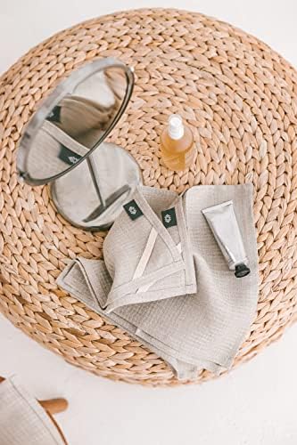 Flax Linen Face Washcloths