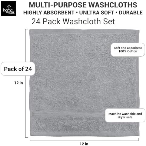 High-Rise Stripe Washcloth Set