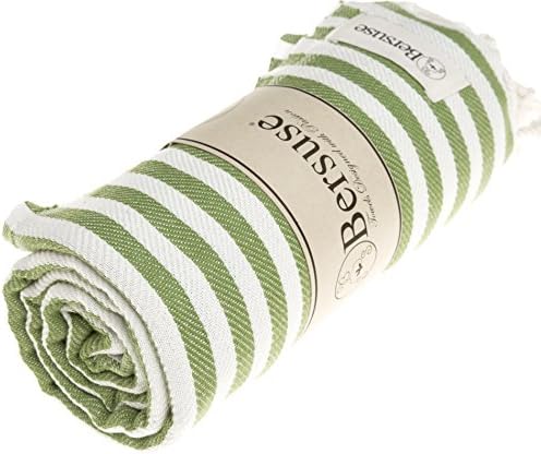 Bersuse Beach Towels - Soft Cotton Set of 6 37x70 inches