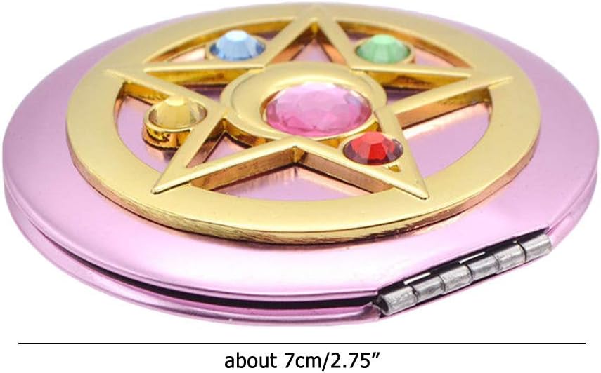 Compact Makeup Mirror Portable Double Sided Travel