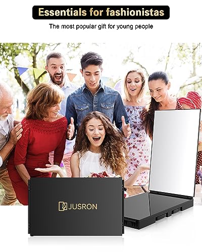 JUSRON 360 Viewing Angle Self-Hair Cutting Mirror