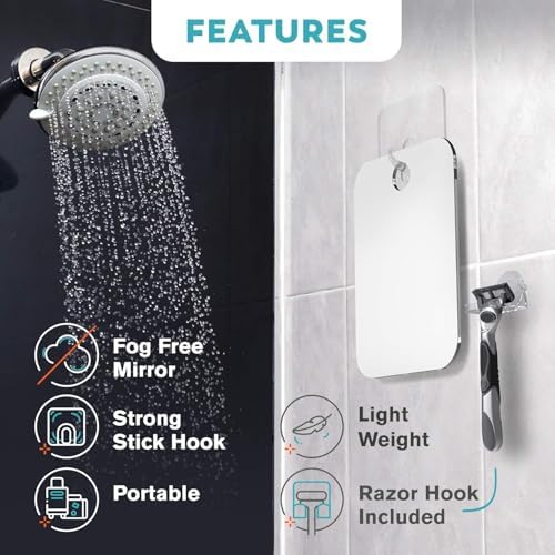 HoneyBull Shower Mirror