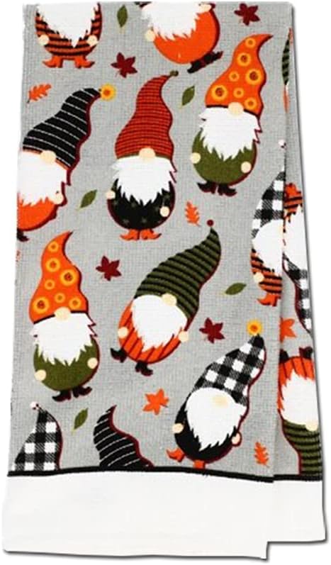 Scaregood Halloween Gnomes Hand Towels
