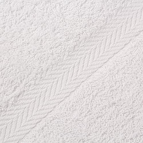 100 Cotton Premium Bath Towels - Soft Luxurious 24x48 Set