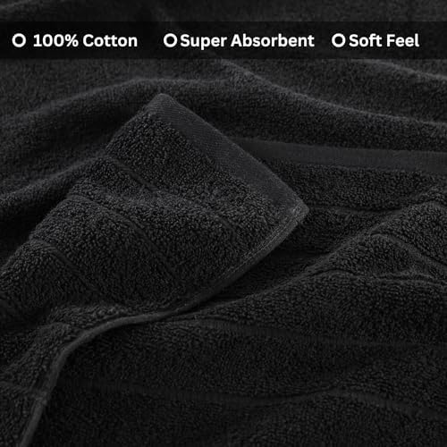 Casa Platino Premium Bath Towel 4 Pack Large
